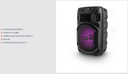 BAFLE POTENCIADO 4 VIAS WOOFER 8" MP3/USB/FM DJS-820BT CROWN MUSTANG 