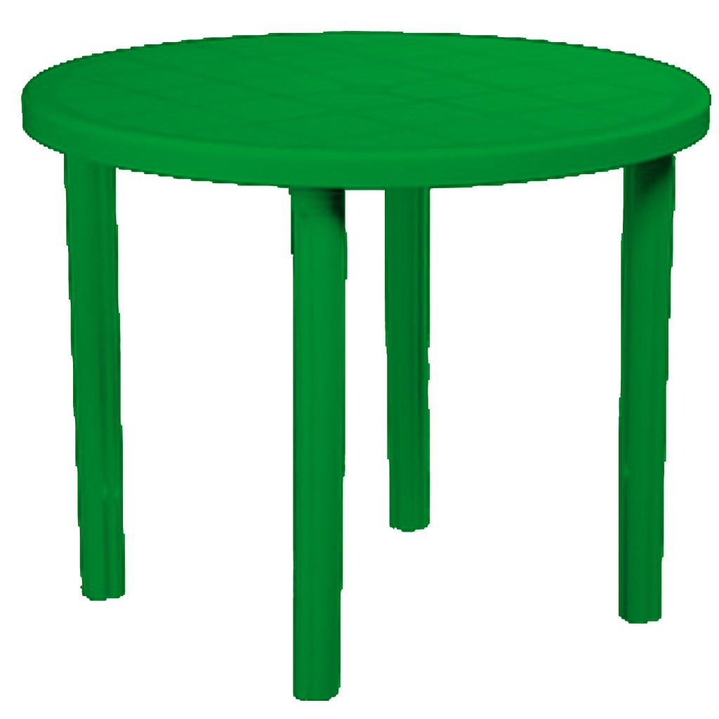 MESA CIRCULAR PLAST. 90CM ANTILLAS VERDE VOSS2000