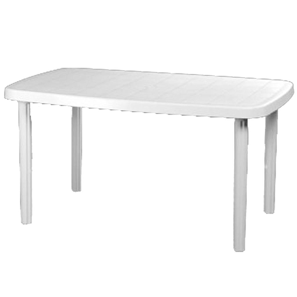 MESA RECTANG. PLAST. 135X80 MARGARITA BLANCA VOSS2000