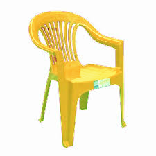 SILLA PLAST. INFANTIL ACUARELA AMARILLA VOSS2000