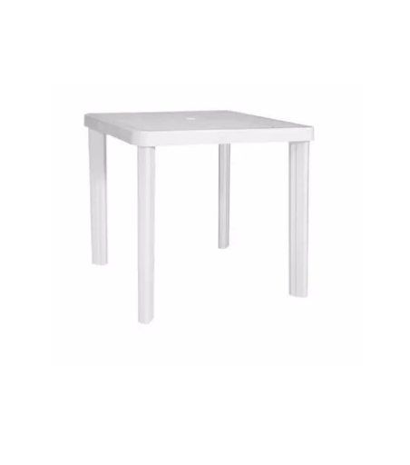 MESA CUADRADA PLAST. 75CM JAMAICA BLANCA VOSS200