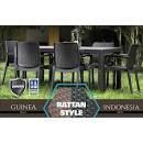 MESA RATTAN 150X90 INDONESIA MOKKA C/VIDRIO VOSS2000