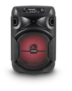BAFLE POTENCIADO 4 VIAS WOOFER 8&quot; MP3/USB/FM DJS-820BT CROWN MUSTANG 