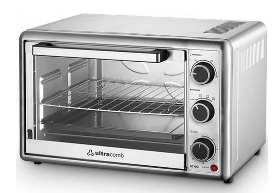 HORNO ELECTRICO 40L INOXIDABLE UC-40CI  ULTRACOMB