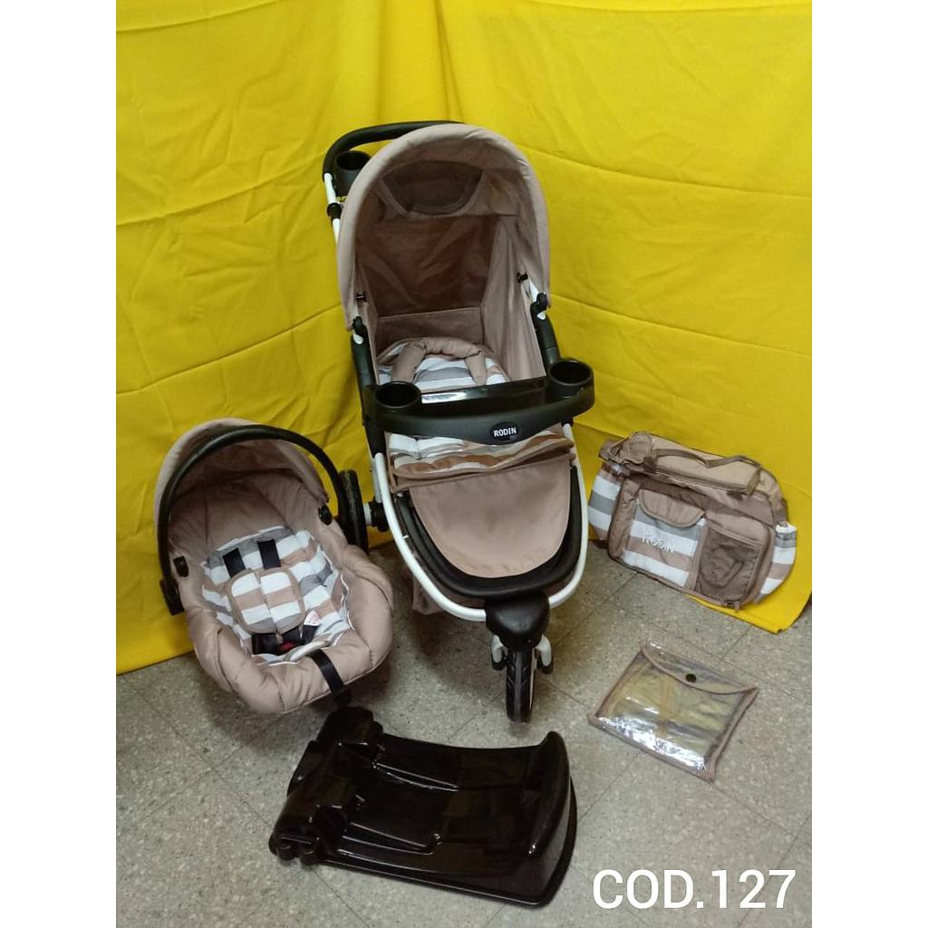 COCHE JOGGER 3 RUEDAS 3 POS INC. HUEVITO+BASE+BOLSO 127 ALLWAYS