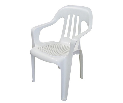 [0972] SILLON PLAST. FIESTA BLANCA VOSS2000