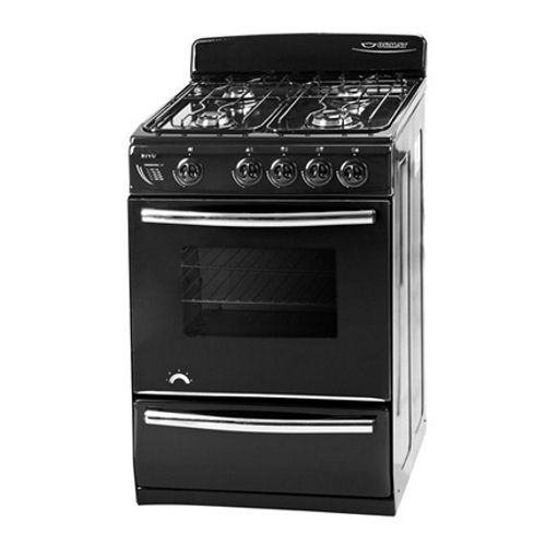 COCINA 4H 57.6CM MG BIYU NEGRA VS 12032 ORMAY