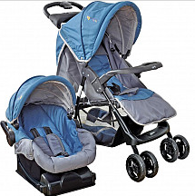 [6264] COCHE CUNA 6 RUEDAS C/BANDEJA Y BUTACA 2056C IMPERIO