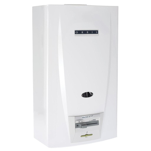 [6616] CALEFON 14L TIRO NAT. AUTOMATICO BLANCO 315KJO ORBIS