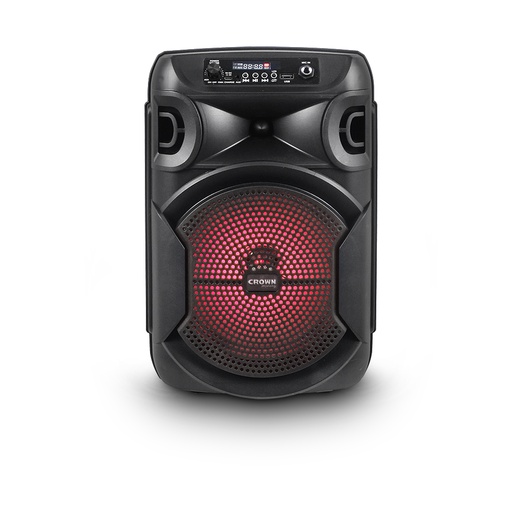 [7058] GABINETE ACUSTICO 8" 2 VIAS C/USB/BT/MP3 DJS 820BT CROWN MUSTANG