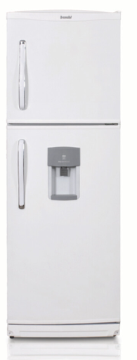 [7648] HELADERA 2P 2F 386L PLATA C/DISPENSER 2F1800PDa BAMBI