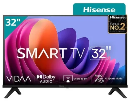 [8083] TV 32" LED SMART HD  9132A42K HISENSE